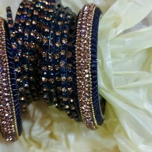 Navy Blue Bangles