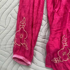 Pink Embroidery Tunics