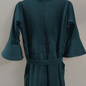 Stylish Dark Green Jumpsuit