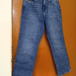 High waist Blue Jeans