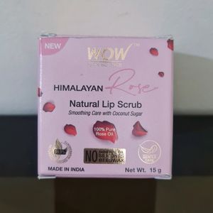 WOW - HIMALAYAN ROSE Natural Lip Scrub