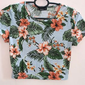 Shein Florals Crop tops