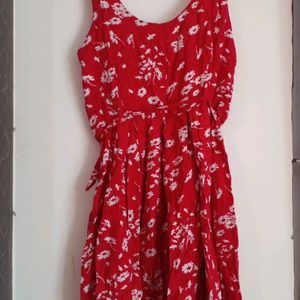 Short Red Frock