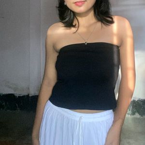 Black Fashionable Tube Top