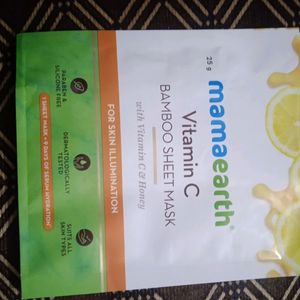 Mamaearth Vitamin C Bamboo Sheet Mask