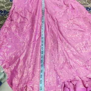 Rose Pink  Ready To Wear Saree