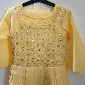 Party wear Kids Kurti With Salwar And Duppata