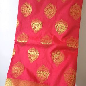 💥🆕️ Red Soft Silk Saree