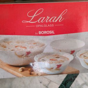 LARAH borosil 7 Pcs Serving Bowl