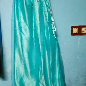 Part Wear Sky Blue Skirt