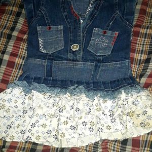 lCombo Of Two Baby Girl Tops And Skirt