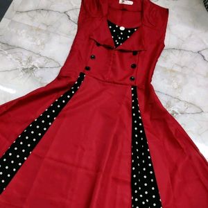 Red Retro Frock