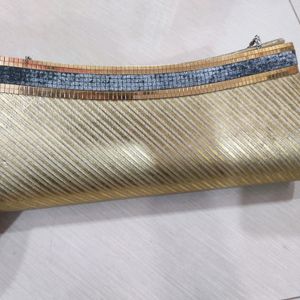 Golden Mini Fancy Handbag