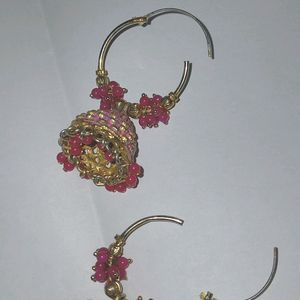 Combo of Earing And Key Chain