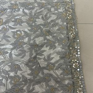 Silver Embroidery Kurta