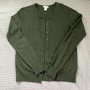 H&M Cardigan Olive Green