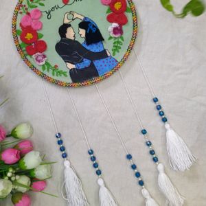 Couple Embroidery Hoop