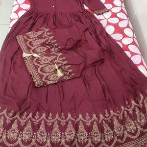 Beautiful Ethnic Gown Full Flaired