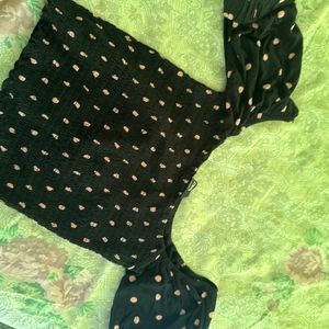 ONLY polka dots cropped top