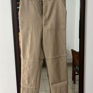 Stradivarius Beige Trouser