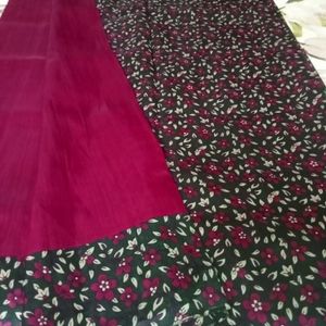 ❤️Beautiful Magenta Art Silk Saree❤️