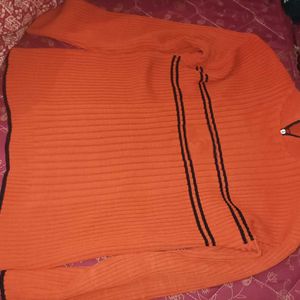 Orange Sweater For Men