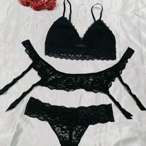 Imported 3 Piece Lingerie Set