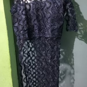 Beautiful Dark Blue Net Kurti 💙💙