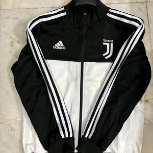 ADIDAS JUVENTUS BLACK AND WHITE TRAINING JACKET