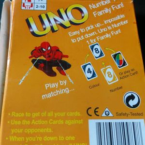 Uno Spider-Man Card