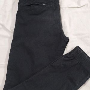 Boys Black Joggers