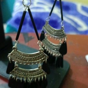 Black jaipuri Earrings