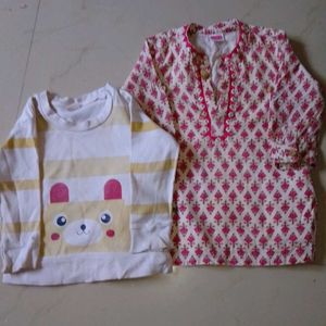 2 Combo Baby Ptani And T- Shirt