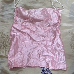 SATIN CROP TOP