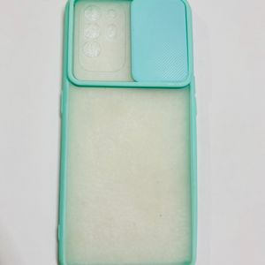 Pastel Green Shutter Case For Oppo F19 Pro +