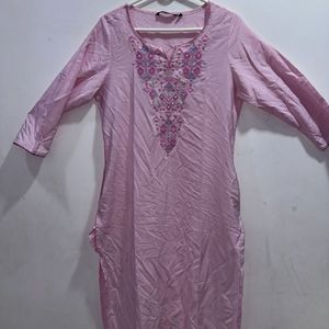 Pink Kurta Good Quality