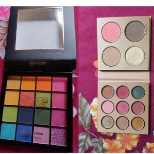 Combos Eyeshadow pallets And Face Pallet