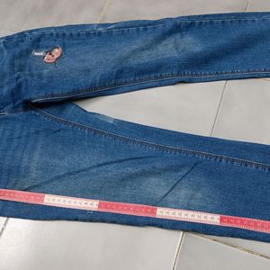 Blue Denim Jeans For Girls 8-12 Yrs