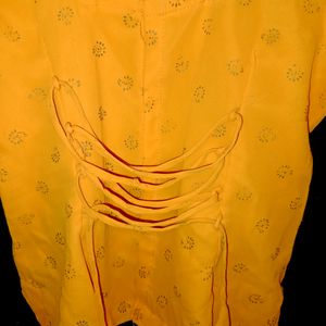 Beautiful Mustard Lehenga Choli With Dupatta