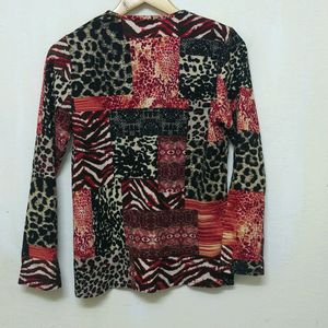 Trendy New Animal Print Top For Women