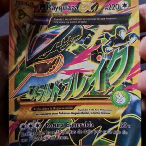 Pokemon Mega Rayqaza Ex HP 220 Card