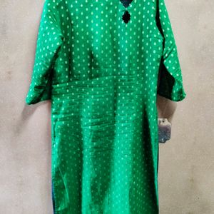 Designer green kurti