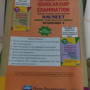 5th Std Scholarship Books