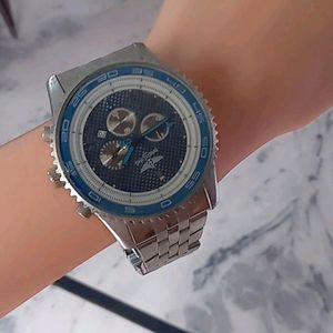 Men Silver Colour Watch ⌚