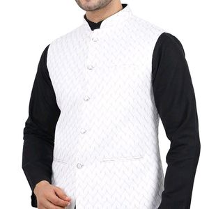 Men's W-Designer Jute Nehru Jacket