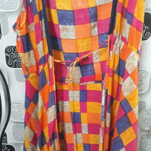 Multi Colour Frock Style Shrug