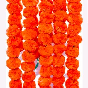 10 String Artificial Flower Ornge,Yellow -Ornge m