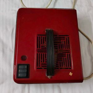 Portable Red Electric Fan Room Heater Or Blower