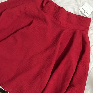 Red Tennis Skirt