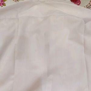 Top Rank White School Uniform Half Sleeves Shirt Size 36 In Very Good Condition